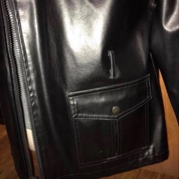 Black Collared lightweight Zippered Jacket Size XL - Picture 4 of 4